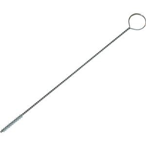 （まとめ）TRUSCO 小径パイプブラシ2.5mm HACCP対応 ホワイト TMPB-2.5-W 1本【×5セット】