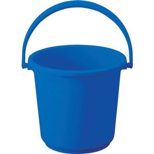（まとめ）TRUSCO PPカラーバケツ 15L青 TPPB-15-B 1個【×5セット】