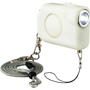 （まとめ）西文舘 LEDライト付防犯ブザー防水くん SE-105BSW 1個【×5セット】