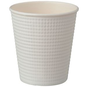 （まとめ）サンナップ エンボスカップ ホワイト250ml（8.5オンス）C2550EN 1パック（50個）【×10セット】