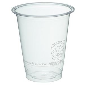 （まとめ）サンナップ サスティナブルクリアーカップ 370ml（12オンス）C92-370SCC 1パック（40個）【×10セット】