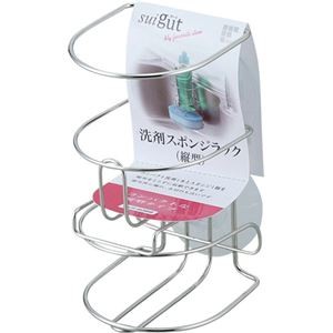 （まとめ）和平フレイズ SUIグート縦型洗剤スポンジラック SUI-6069 1個【×10セット】