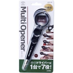 （まとめ）旭電機化成 マルチオープナー ブラックARP-03-BK 1個【×10セット】