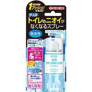（まとめ）大日本除蟲菊 KINCHOクリーンフロー トイレのニオイがなくなるスプレー 200回用 無香性 45ml 1本【×10セット】