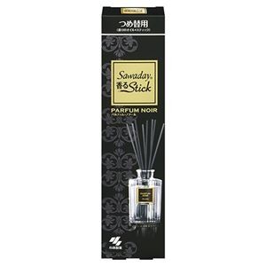 （まとめ）小林製薬 Sawaday 香るスティックパルファム ノアール つめ替用 70ml 1セット【×10セット】
