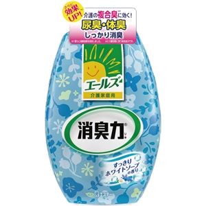 （まとめ）エステー エールズ 消臭力 部屋用ホワイトソープ 400ml 1個【×10セット】