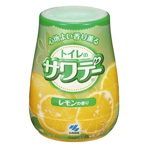 （まとめ）小林製薬 サワデー気分すっきりレモンの香り 本体 140g 1個【×10セット】