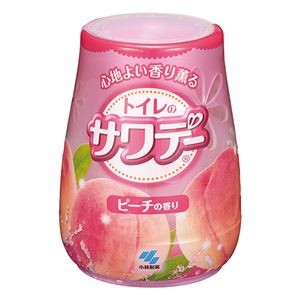 （まとめ）小林製薬 サワデー気分はじけるピーチの香り 本体 140g 1個【×10セット】