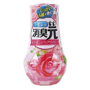 （まとめ）小林製薬 トイレの消臭元幸せはこぶフェアリーローズ 400ml 1個【×10セット】