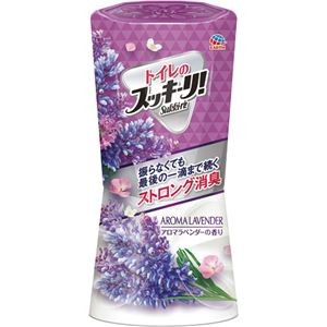 （まとめ）アース製薬 トイレのスッキーリ！アロマラベンダー 400ml 1個【×10セット】