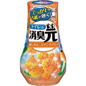 （まとめ）小林製薬 トイレの消臭元癒しをはこぶキンモクセイ 400ml 1個【×10セット】