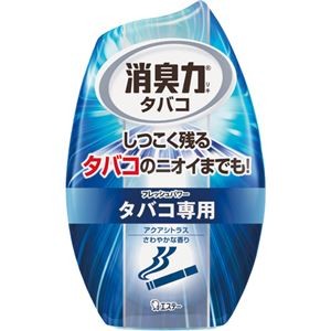 （まとめ）エステー お部屋の消臭力 タバコ用アクアシトラスさわやかな香り 400ml 1個【×10セット】