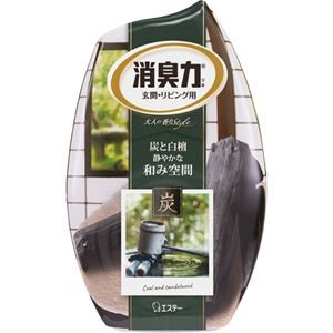 （まとめ）エステー お部屋の消臭力 炭と白檀 400ml 1個【×10セット】