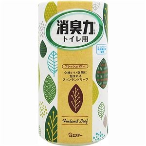 （まとめ）エステー トイレの消臭力フィンランドリーフ 400ml 1個【×10セット】
