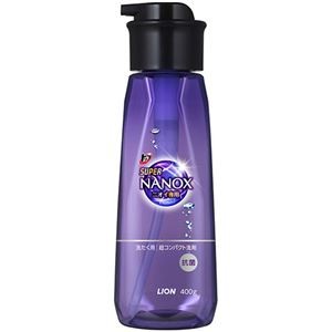 （まとめ）ライオン トップ スーパーNANOXニオイ専用 本体 プッシュボトル 400g 1本【×10セット】