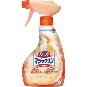 （まとめ）花王 フローリングマジックリンつや出しスプレー 本体 400ml 1本【×10セット】