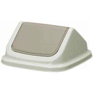 （まとめ）新輝合成 ダストボックス 35 フタのみ グレー DS-988-059-0 1個（本体別売）【×10セット】