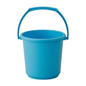 （まとめ）TRUSCO エコポリバケツ本体 8LRBK-8 1個（フタ別売）【×10セット】