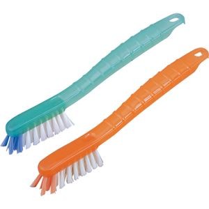 （まとめ）アズマ工業 いろいろ使えるゴシゴシブラシ2色組 1パック（2本）【×10セット】