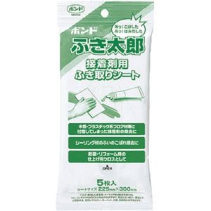 （まとめ）コニシ ふき太郎 84000 1パック（5枚）【×10セット】