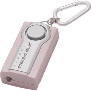 （まとめ）ヤザワLEDライト付セキュリティアラーム ピンク SE25P 1個【×10セット】