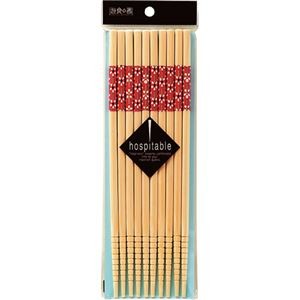 （まとめ）イシダ 細竹ちらし箸 1パック（5膳）【×20セット】