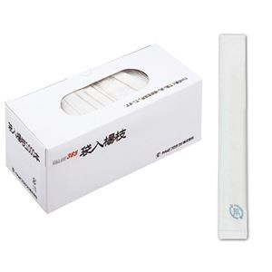 （まとめ）やなぎプロダクツ 袋入楊枝 無地L-518 1パック（1000本）【×20セット】