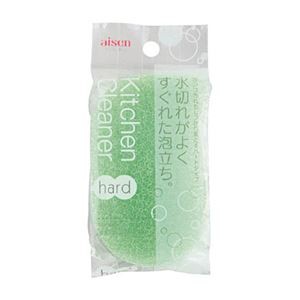 （まとめ）アイセン キッチンクリーナーハード グリーン KF101-G 1個【×20セット】