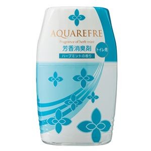 （まとめ）ライオンケミカル アクアリフレ芳香消臭剤 トイレ用 ハーブミントの香り 400ml 1個【×20セット】