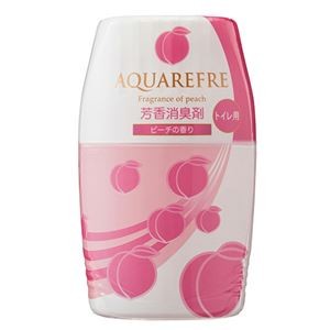 （まとめ）ライオンケミカル アクアリフレ芳香消臭剤 トイレ用 ピーチの香り 400ml 1個【×20セット】