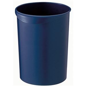 （まとめ）TANOSEE くず入れ 丸型 8Lダークブルー 1個【×20セット】