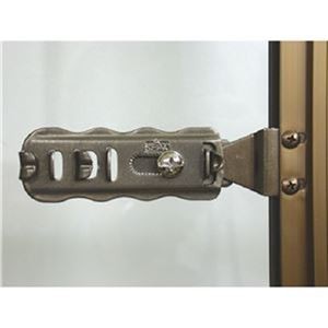 （まとめ）日中製作所 ヒナカS/S通気戸じまりくんアンバー 194-U 1個【×50セット】