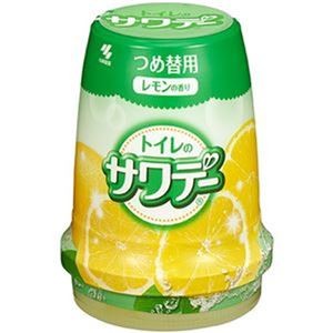 （まとめ）小林製薬 サワデー気分すっきりレモンの香り つめ替用 140g 1個【×50セット】