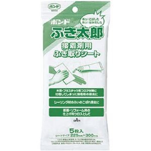 （まとめ）コニシ ふき太郎 84000 1パック（5枚）【×20セット】