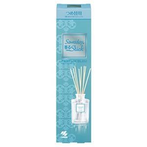 （まとめ）小林製薬 Sawaday 香るスティックパルファム ブルー つめ替用 70ml 1セット【×20セット】