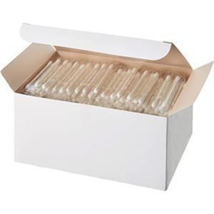 （まとめ）サンリツ 紙軸綿棒 個包装バラ 1パック（400本）【×20セット】
