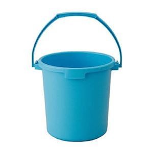 （まとめ）TRUSCO エコポリバケツ本体 22LRBK-22 1個（フタ別売）【×10セット】