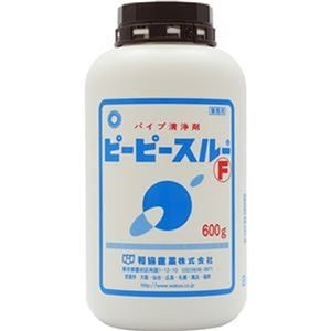 （まとめ）和協産業 業務用パイプ洗浄剤ピーピースルーF 600g 1個【×10セット】