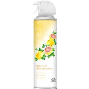 （まとめ）アース製薬 トイレのスッキーリエア！ミントグレープフルーツ 350ml 1セット（3本）【×10セット】