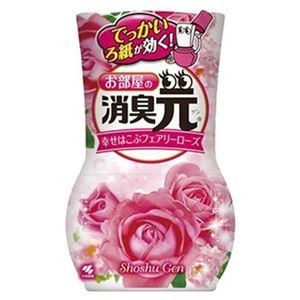 （まとめ）小林製薬 お部屋の消臭元幸せはこぶフェアリーローズ 400ml 1セット（3個）【×10セット】