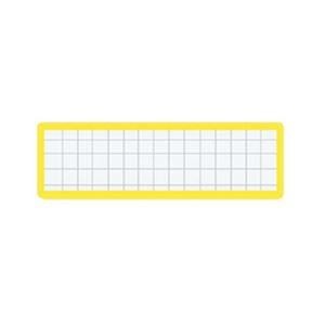 （まとめ）コクヨ マグネット見出し 19×75mm黄 マク-402Y 1セット（10個）【×10セット】