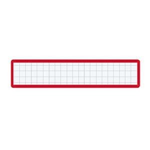 （まとめ）コクヨ マグネット見出し19×105mm 赤 マク-411R 1セット（10個）【×10セット】