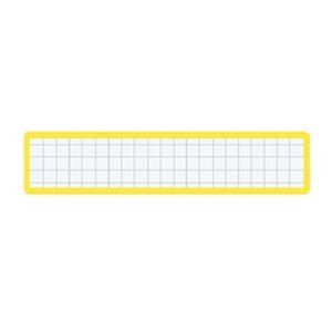 （まとめ）コクヨ マグネット見出し19×105mm 黄 マク-411Y 1セット（10個）【×10セット】