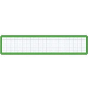 （まとめ）コクヨ マグネット見出しカード寸法19×105mm 緑 マク-411G 1セット（10個）【×10セット】