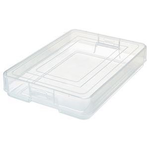 （まとめ）TANOSEE PPデスクトレーA4クリアホルダー対応 1個【×10セット】