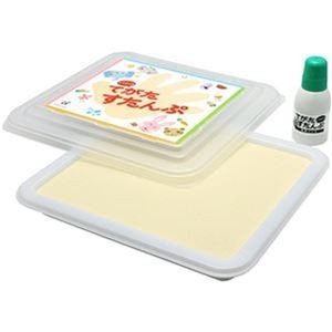 （まとめ）シヤチハタ てがたすたんぷセットグリーン HT-AS-G 1パック【×10セット】