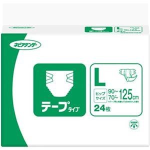 （まとめ）王子ネピア ネピアテンダー テープタイプL 1パック（24枚）【×5セット】