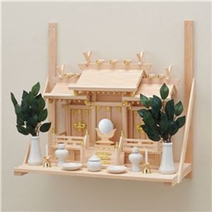 （まとめ）フィットポスト 神具セット 1セット【×5セット】