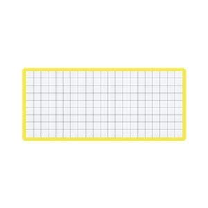 （まとめ）コクヨ マグネット見出し43×104mm 黄 マク-412Y 1セット（10個）【×5セット】
