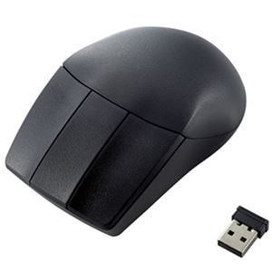 （まとめ）エレコム 3DCAD用無線3ボタンマウス ブラック M-CAD01DBBK 1個【×5セット】